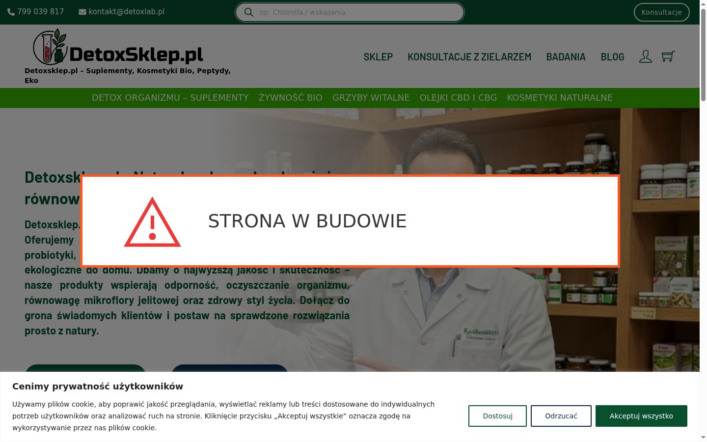 Screenshot tal-banner tal-kunsens muri qabel kwalunkwe interazzjoni