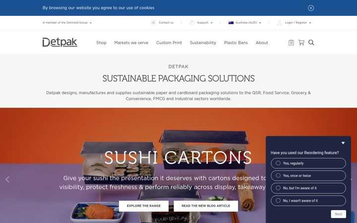 Screenshot of detpak.com