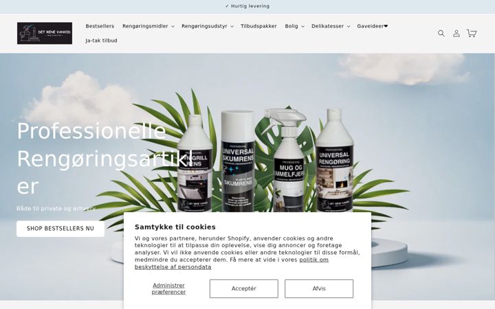 Screenshot of detrenevanvid.dk