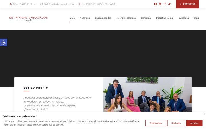Screenshot of detrinidadyasociados.com