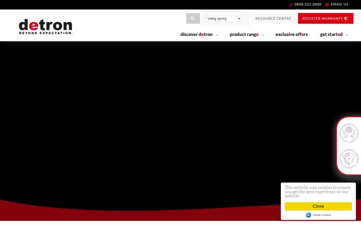 Screenshot of detron.co.uk