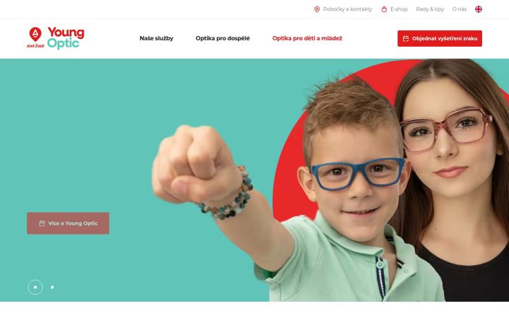Screenshot of detskaoptika.cz