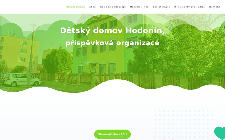 Екранна снимка на detskydomov-hodonin.cz