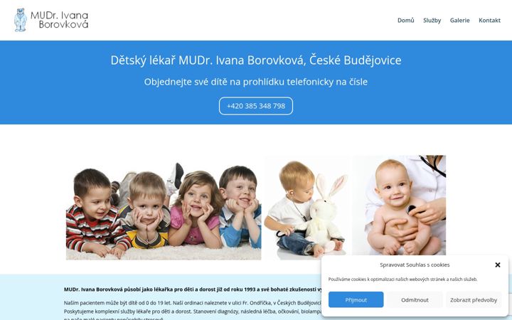Skærmbillede af detskylekar-ceskebudejovice.cz