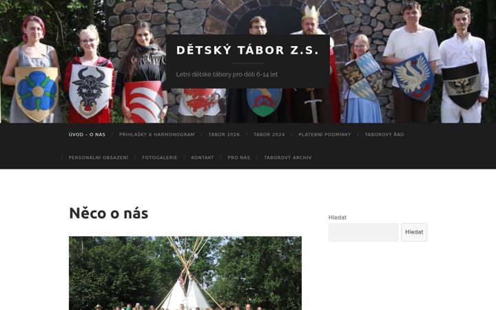 Екранна снимка на detskytaborzs.cz