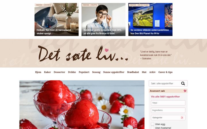 Ekrānuzņēmums no detsoteliv.no