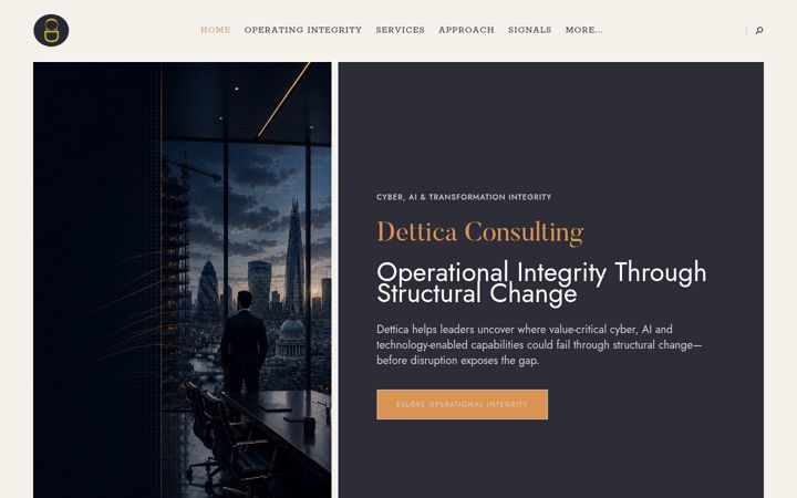 Screenshot of dettica.com