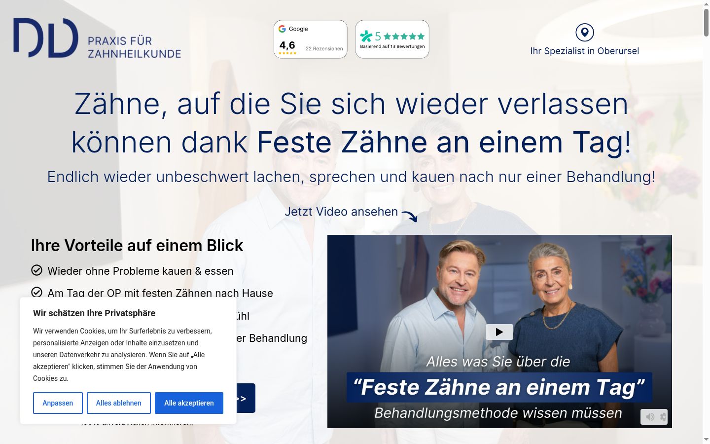 Zrzut ekranu banera zgody wyświetlanego przed jakąkolwiek interakcją