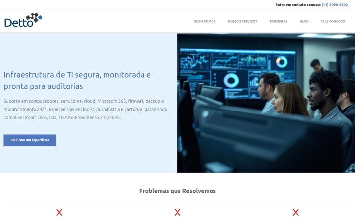Zrzut ekranu detto.com.br