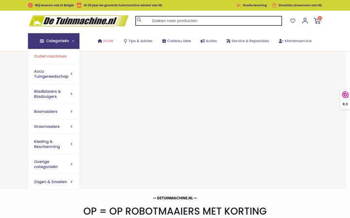Képernyőkép: detuinmachine.nl