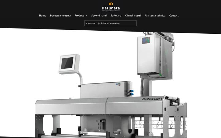 Screenshot of detunata.ro