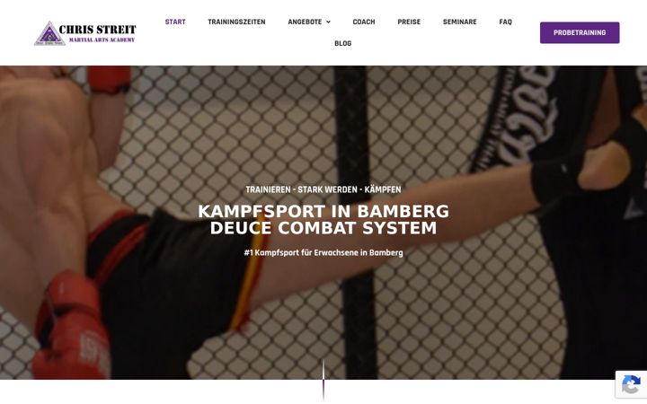 Skærmbillede af deuce-combat-system.de
