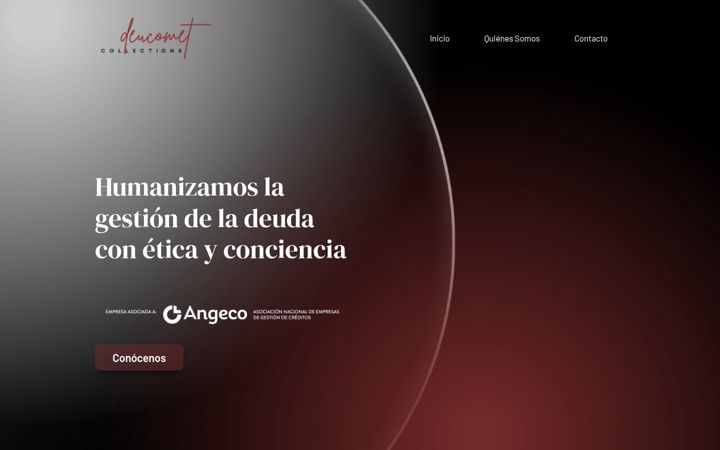 Screenshot of deucomet.com