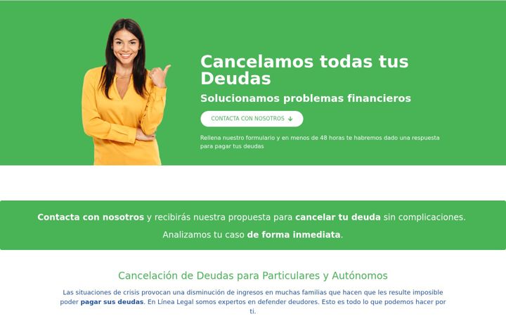 Screenshot ta' deudalitix.es