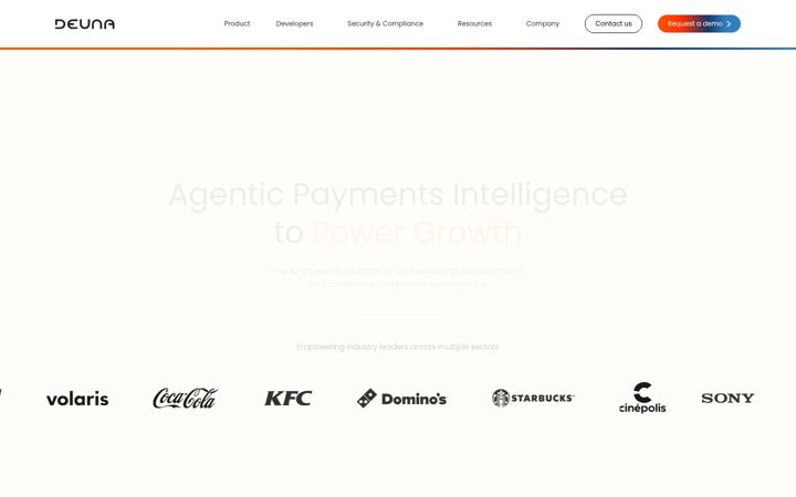 Skjermbilde av deuna.io