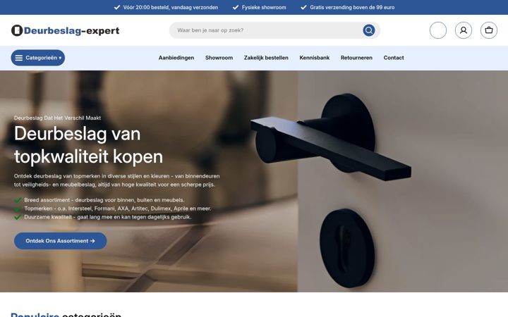 Képernyőkép: deurbeslag-expert.nl