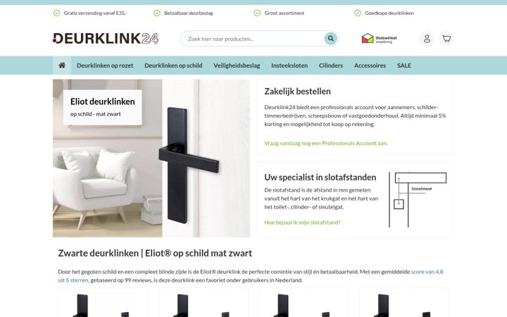 Képernyőkép: deurklink24.nl
