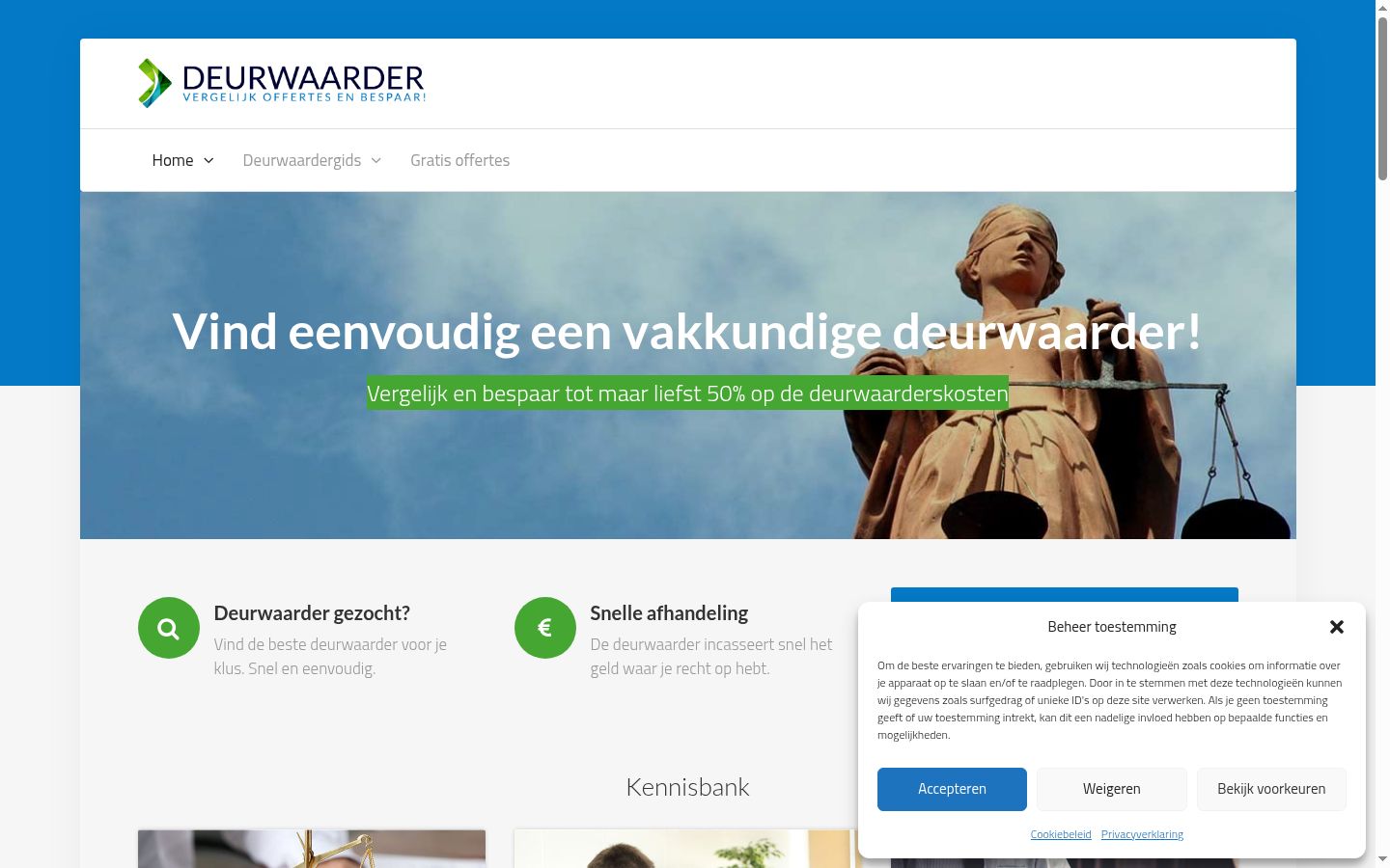 Screenshot tal-banner tal-kunsens muri qabel kwalunkwe interazzjoni