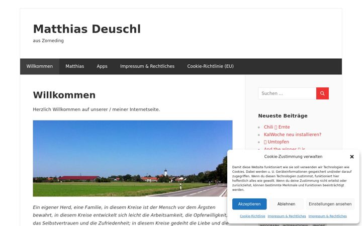 Captură de ecran a deuschl.net