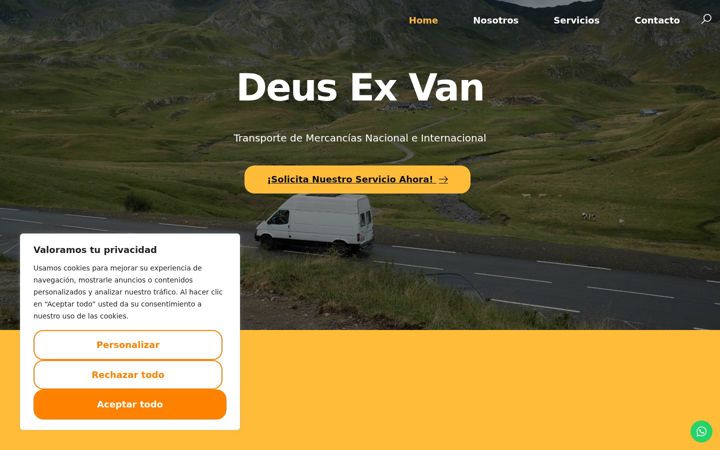 Screenshot of deusexvan.com