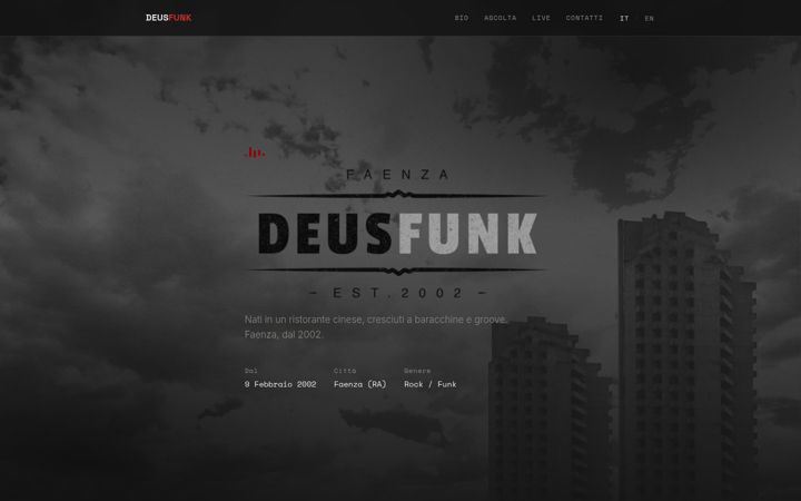 Screenshot of deusfunk.it