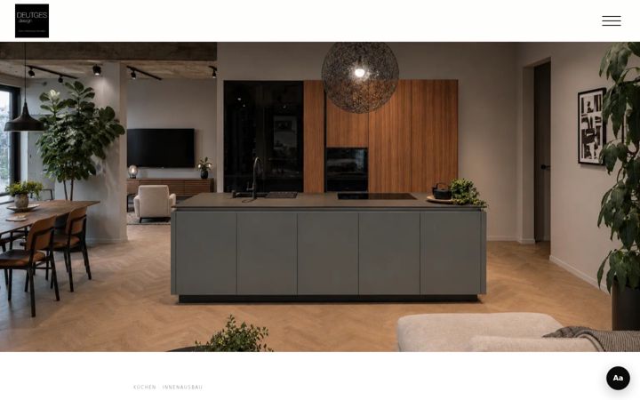 Captură de ecran a deutgeskuechen.de