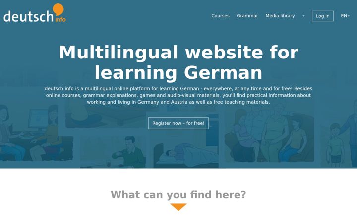 Screenshot of deutsch.info