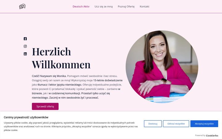 Screenshot ta' deutschaktiv.pl
