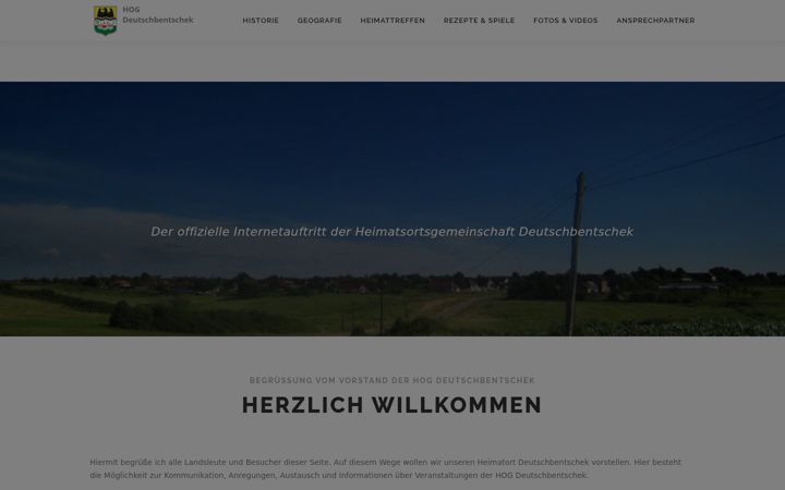 Screenshot of deutschbentschek.de