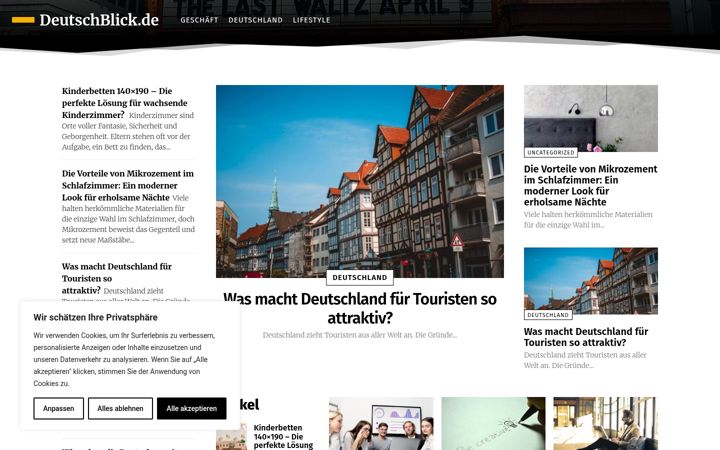 Screenshot of deutschblick.de