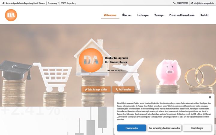 Screenshot of deutsche-agenda.de