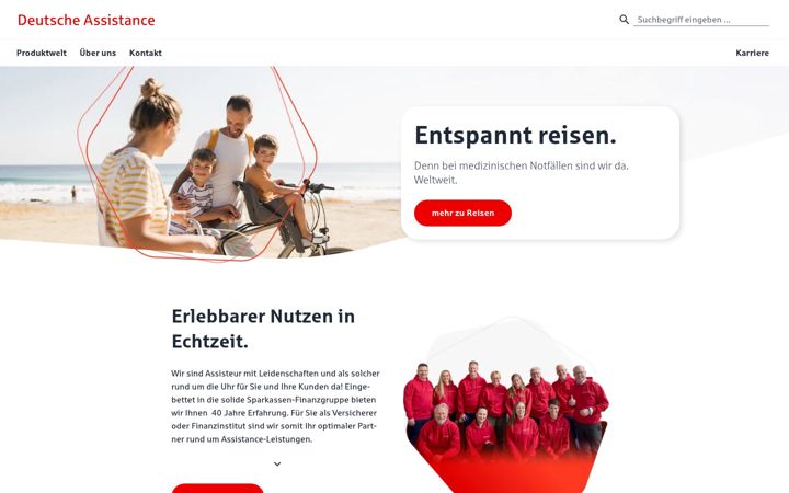 Screenshot of deutsche-assistance.de