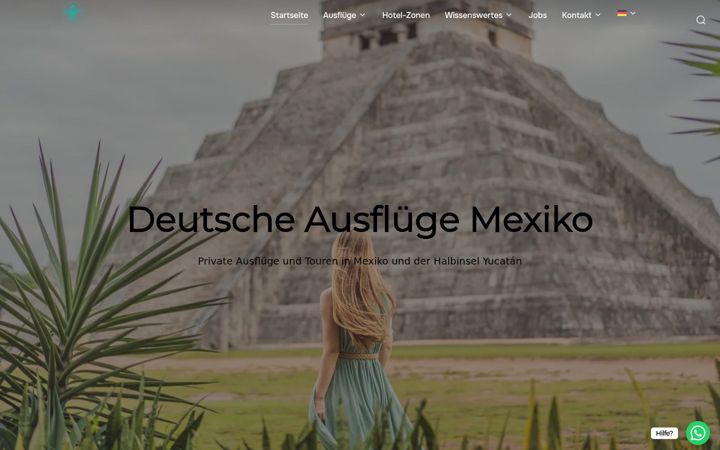 Screenshot of deutsche-ausfluege-mexiko.de