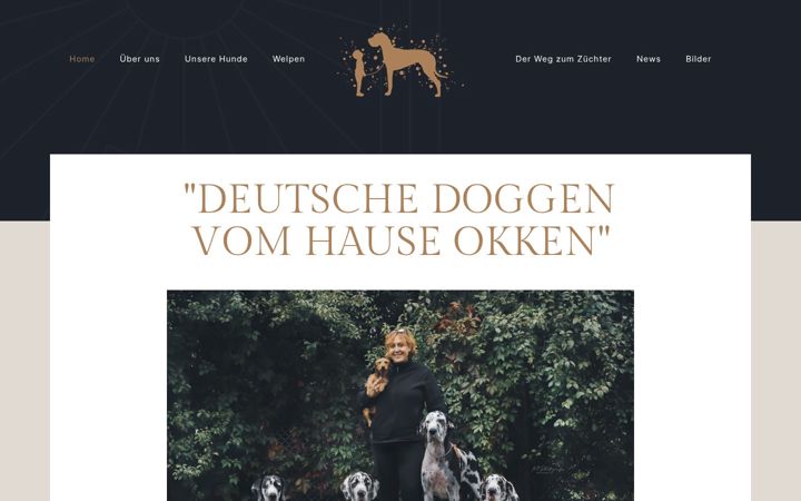 Screenshot of deutsche-doggen-vom-hause-okken.de