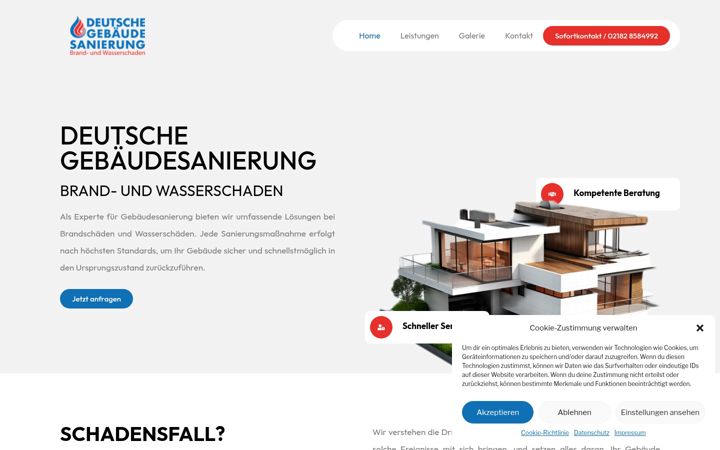 Captura de pantalla de deutsche-gebaeudesanierung.de