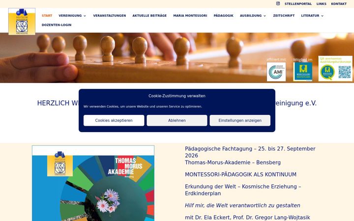 Ekrano kopija deutsche-montessori-vereinigung.de