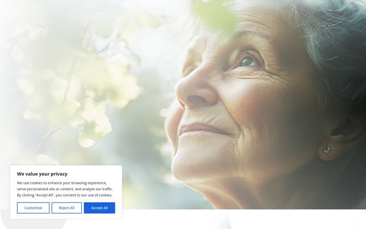 Screenshot di deutsche-pflege-vorsorge.de