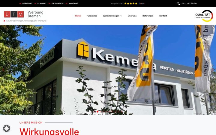 Screenshot di deutsche-traffic-medien.de