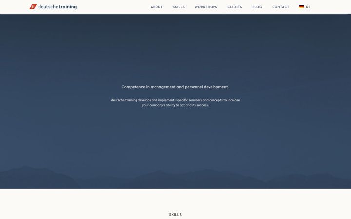 Screenshot of deutsche-training.de