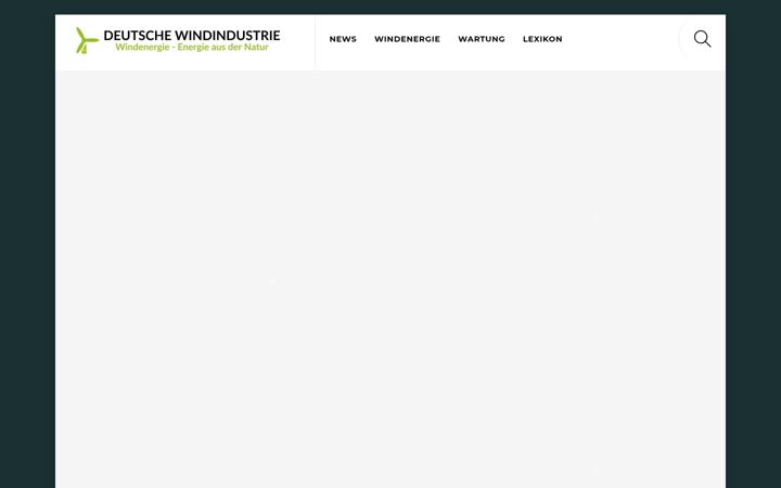 Screenshot of deutsche-windindustrie.de