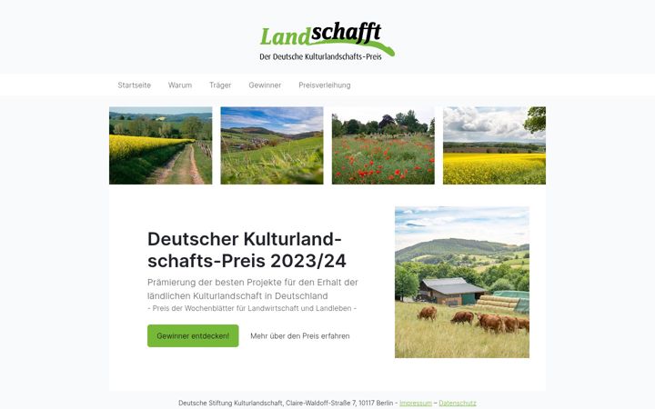 Screenshot of deutscher-kulturlandschafts-preis.de