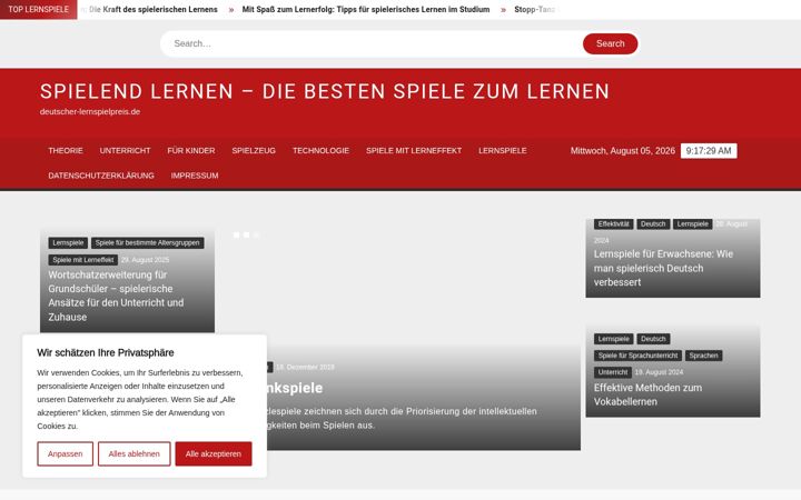 Captură de ecran a deutscher-lernspielpreis.de