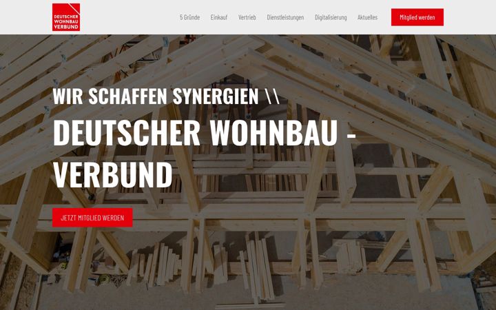 Screenshot of deutscherwohnbau.de
