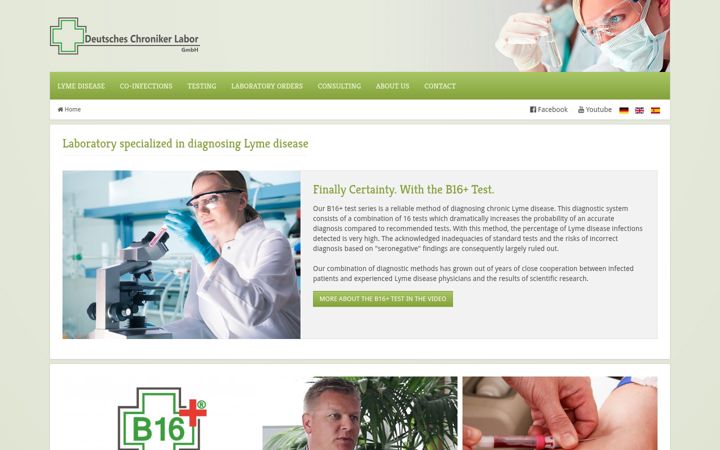 Screenshot of deutsches-chroniker-labor.de