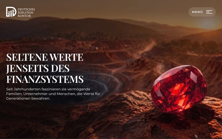 Screenshot di deutsches-edelstein-kontor.de