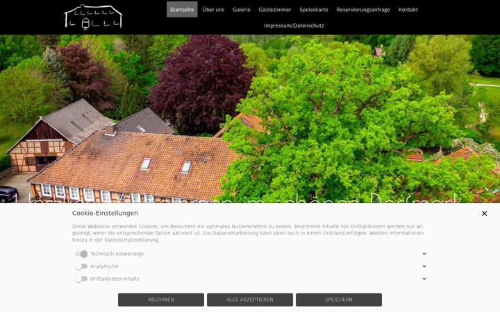 Screenshot of deutsches-haus-dorfmark.de
