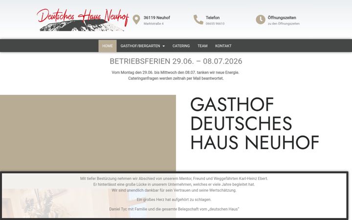 Screenshot of deutsches-haus-neuhof.de