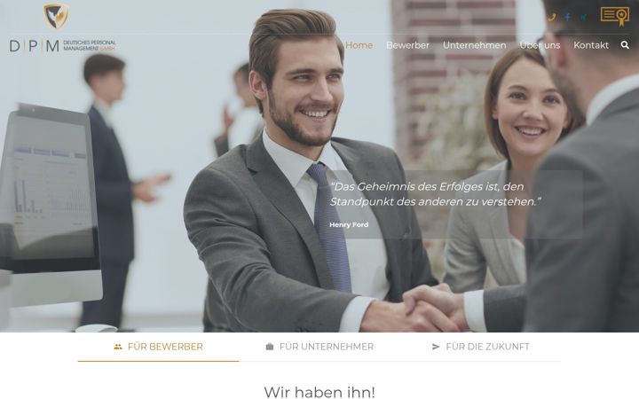 Screenshot of deutsches-pm.de