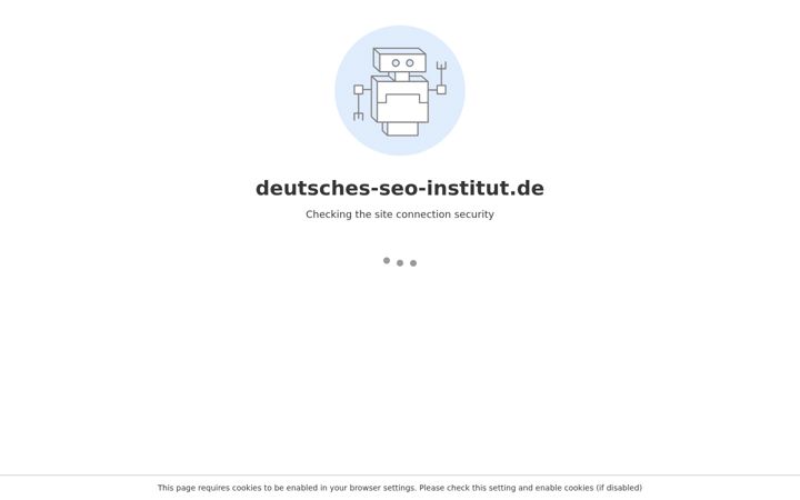 Screenshot of deutsches-seo-institut.de