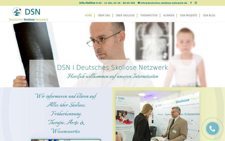 Screenshot of deutsches-skoliose-netzwerk.de